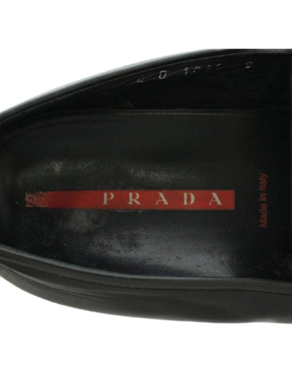 Prada Sport Business Shoes Monk Strap Leather 8 Black - Picture 4 of 9